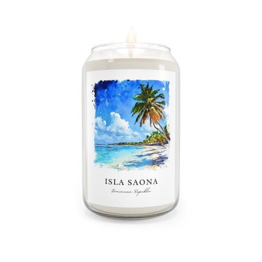 Isla Saona, Dominican Republic scented soy candle
