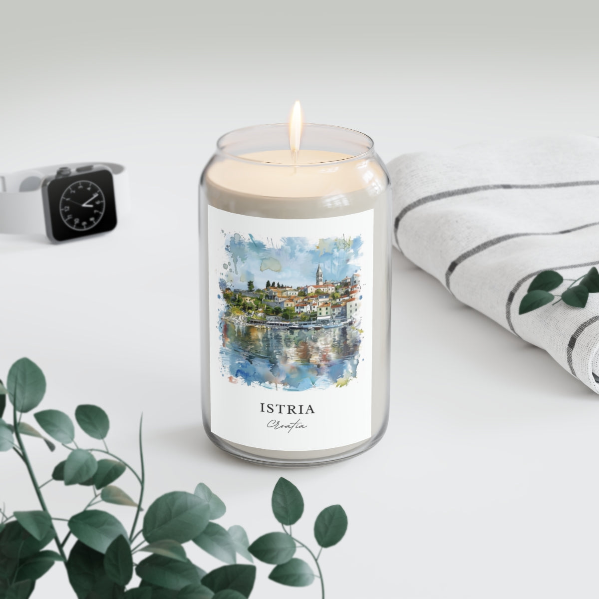 Istria, Croatia scented soy candle