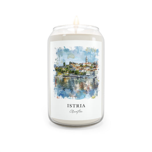 Istria, Croatia scented soy candle