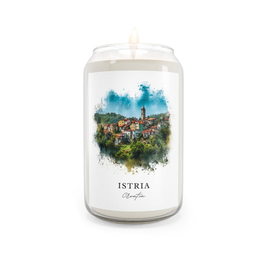 Istria, Croatia scented soy candle