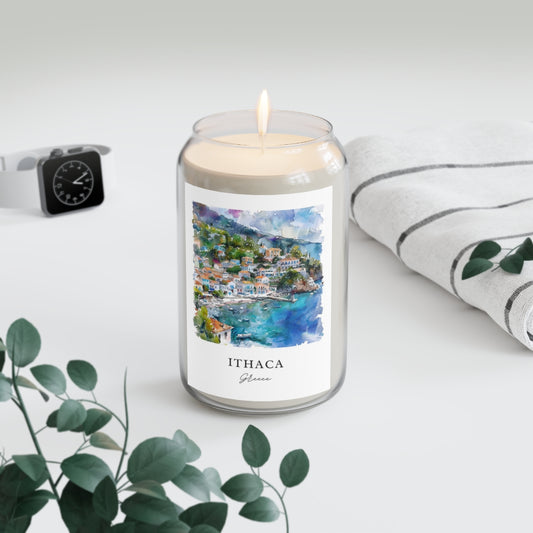 Ithaca, Greece scented soy candle