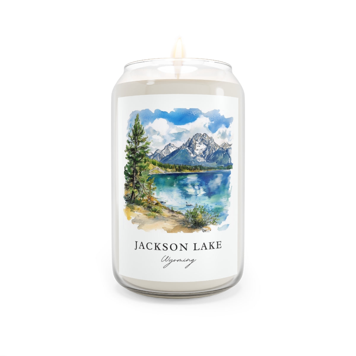 Jackson Lake, Wyoming scented soy candle