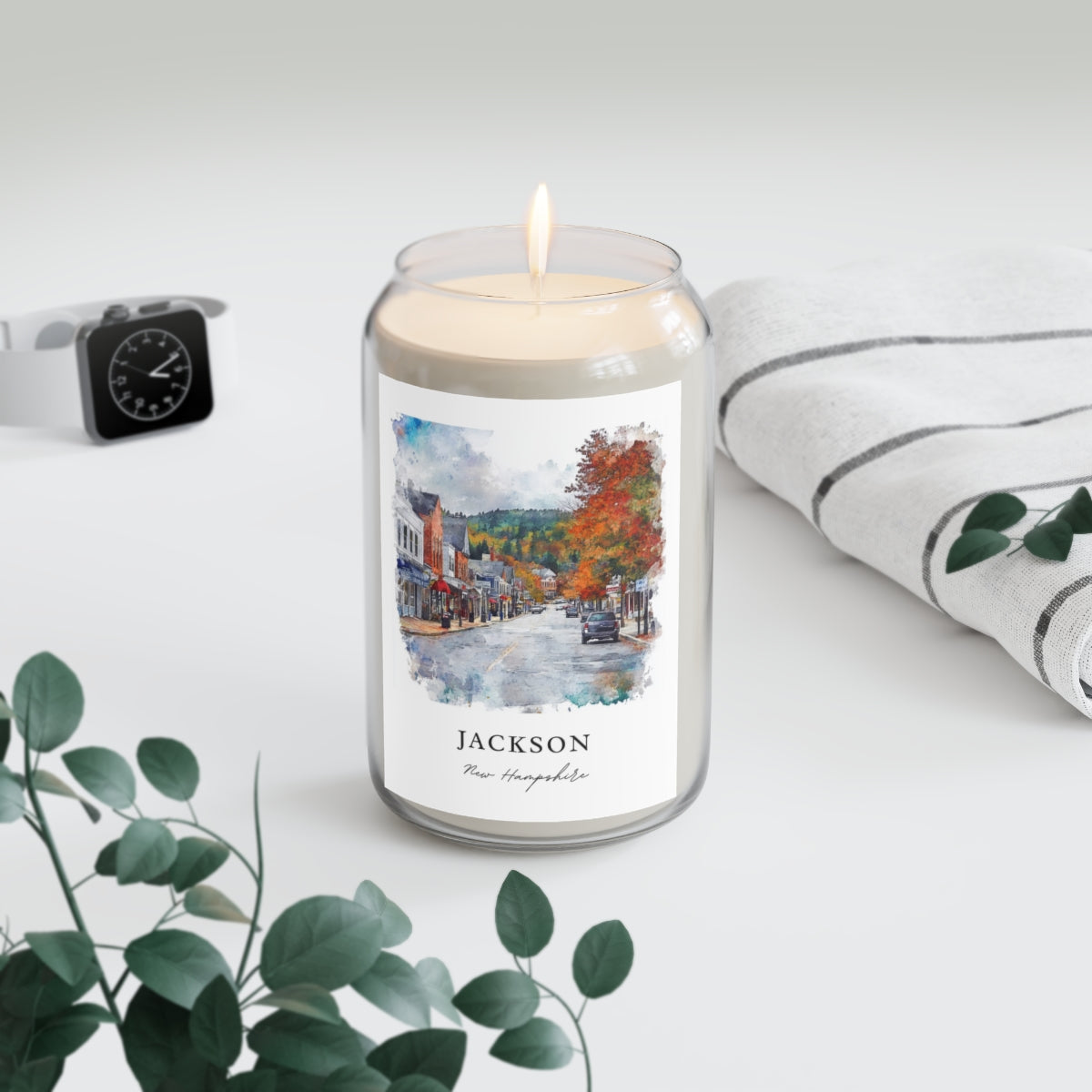 Jackson, New Hampshire scented soy candle