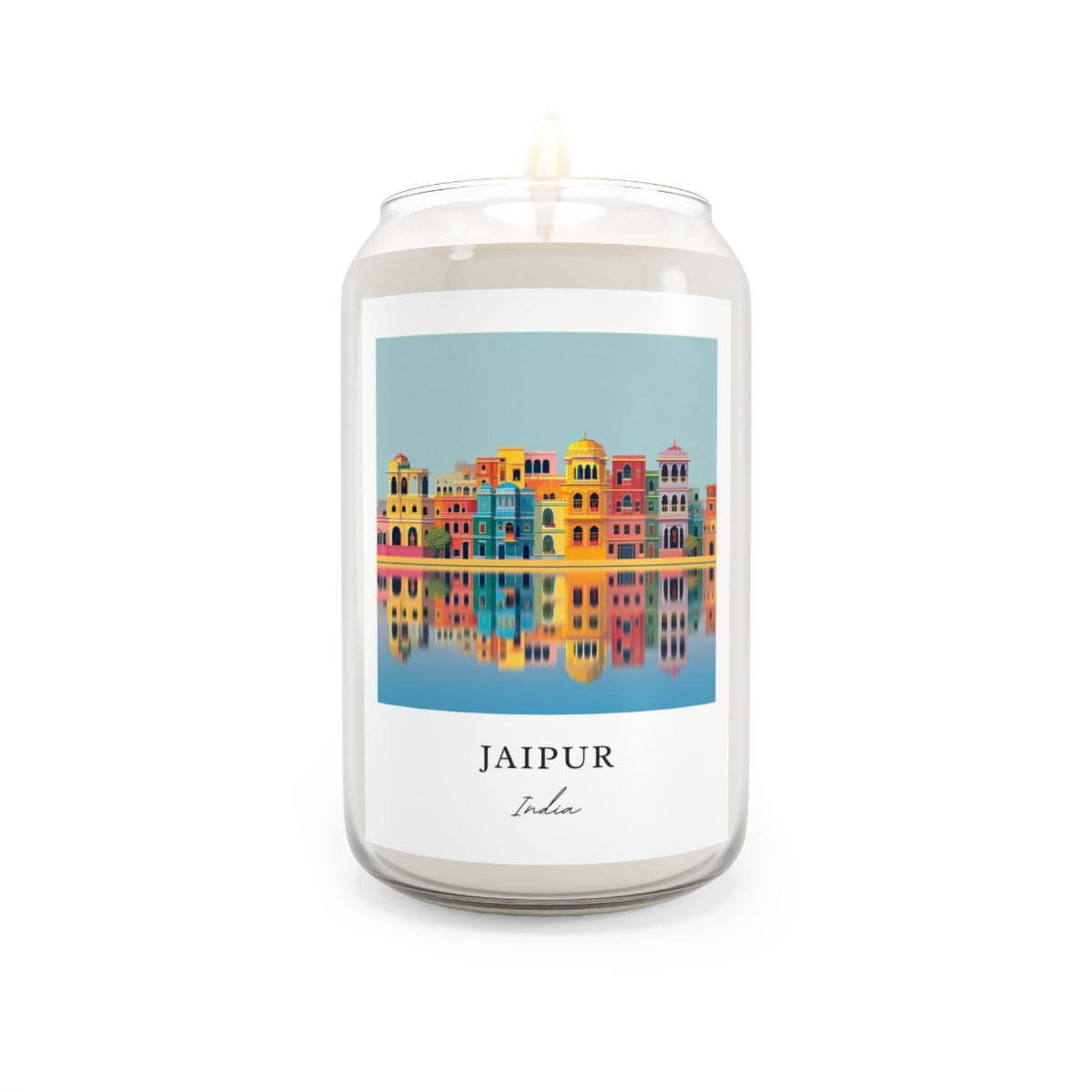 Jaipur, India scented soy candle