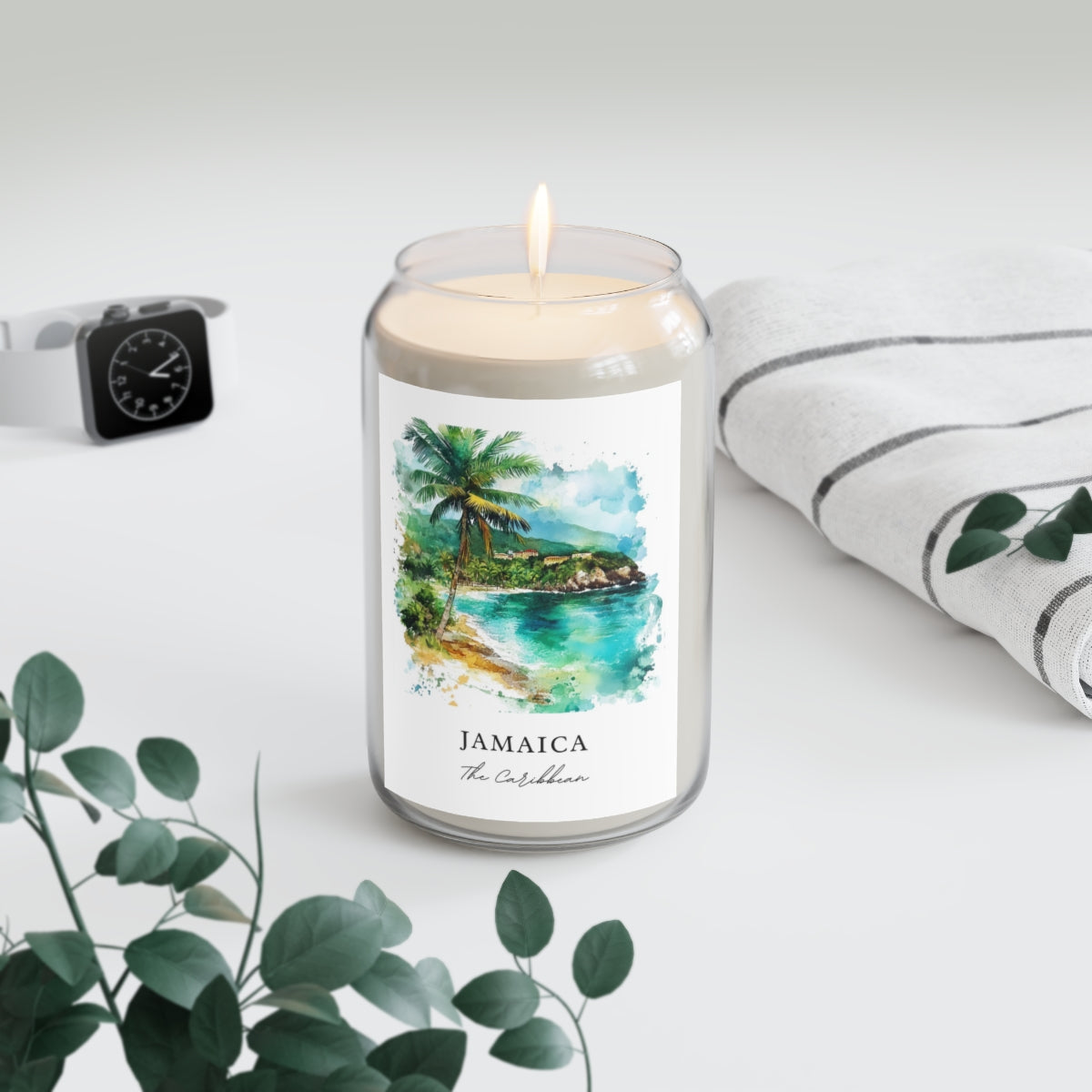 Jamaica, The Caribbean scented soy candle