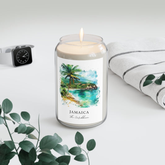 Jamaica, The Caribbean scented soy candle