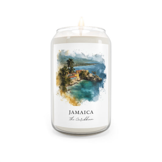 Jamaica, The Caribbean scented soy candle