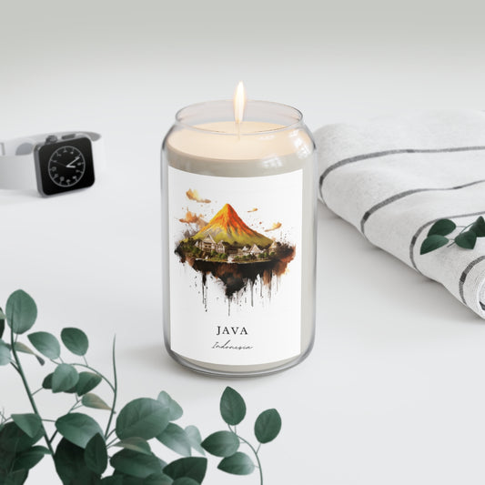 Java, Indonesia scented soy candle