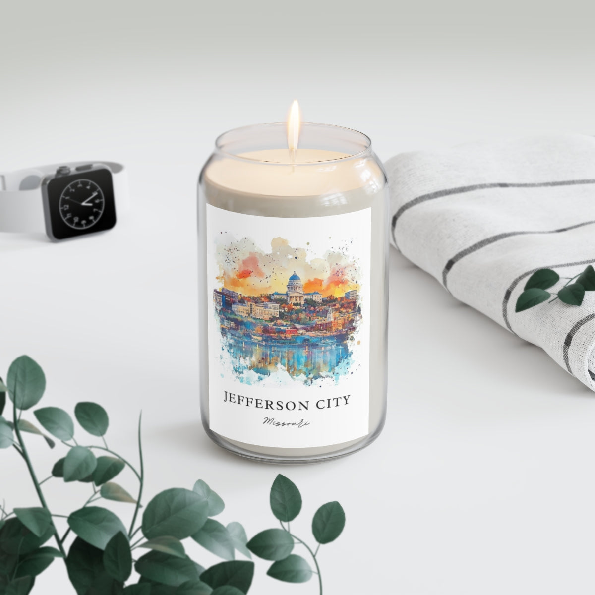 Jefferson City, Missouri scented soy candle