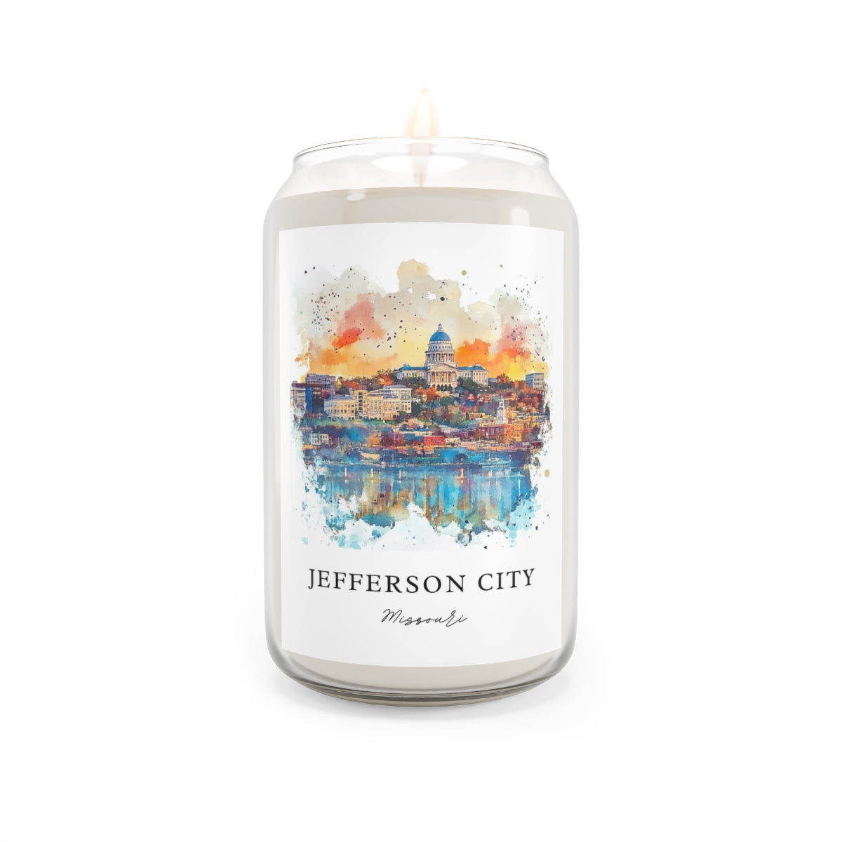 Jefferson City, Missouri scented soy candle