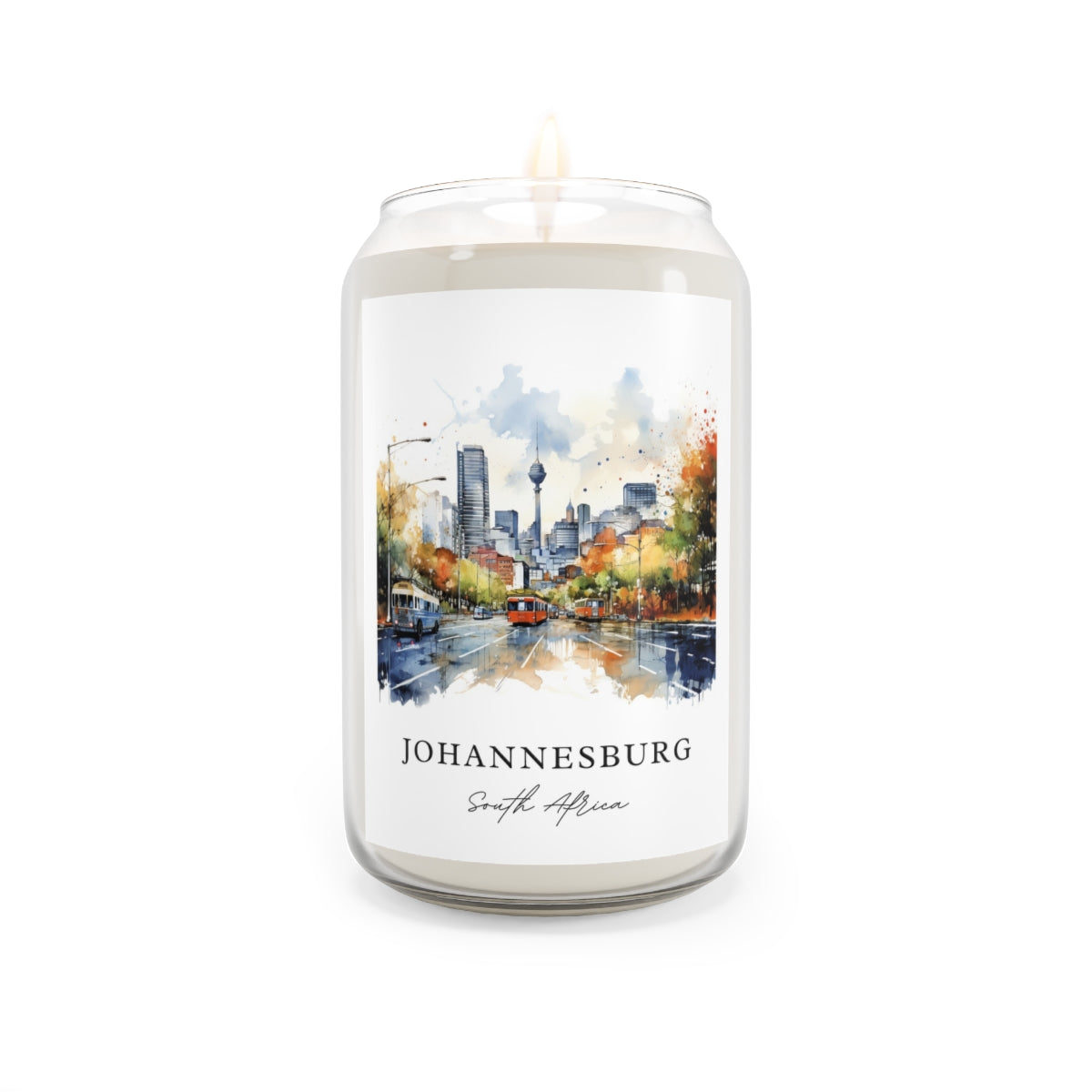 Johannesburg, South Africa scented soy candle