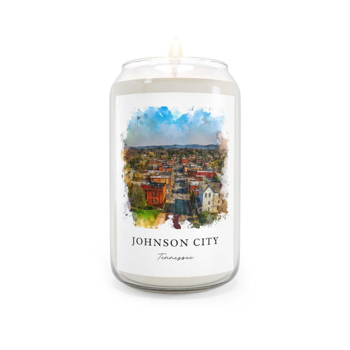 Johnson City, Tennessee scented soy candle