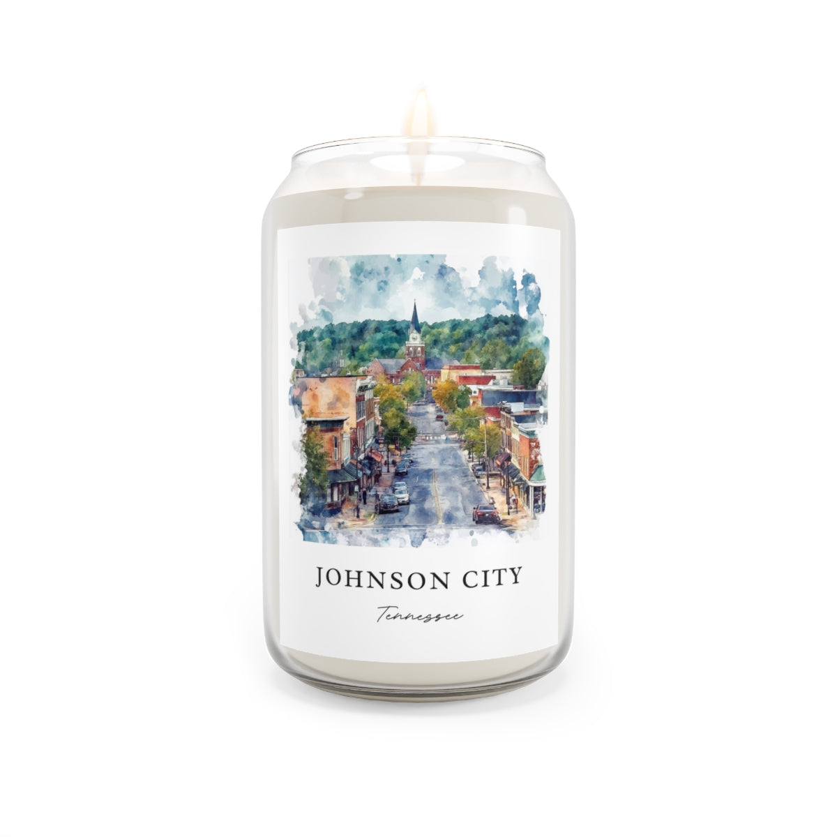 Johnson City, Tennessee scented soy candle