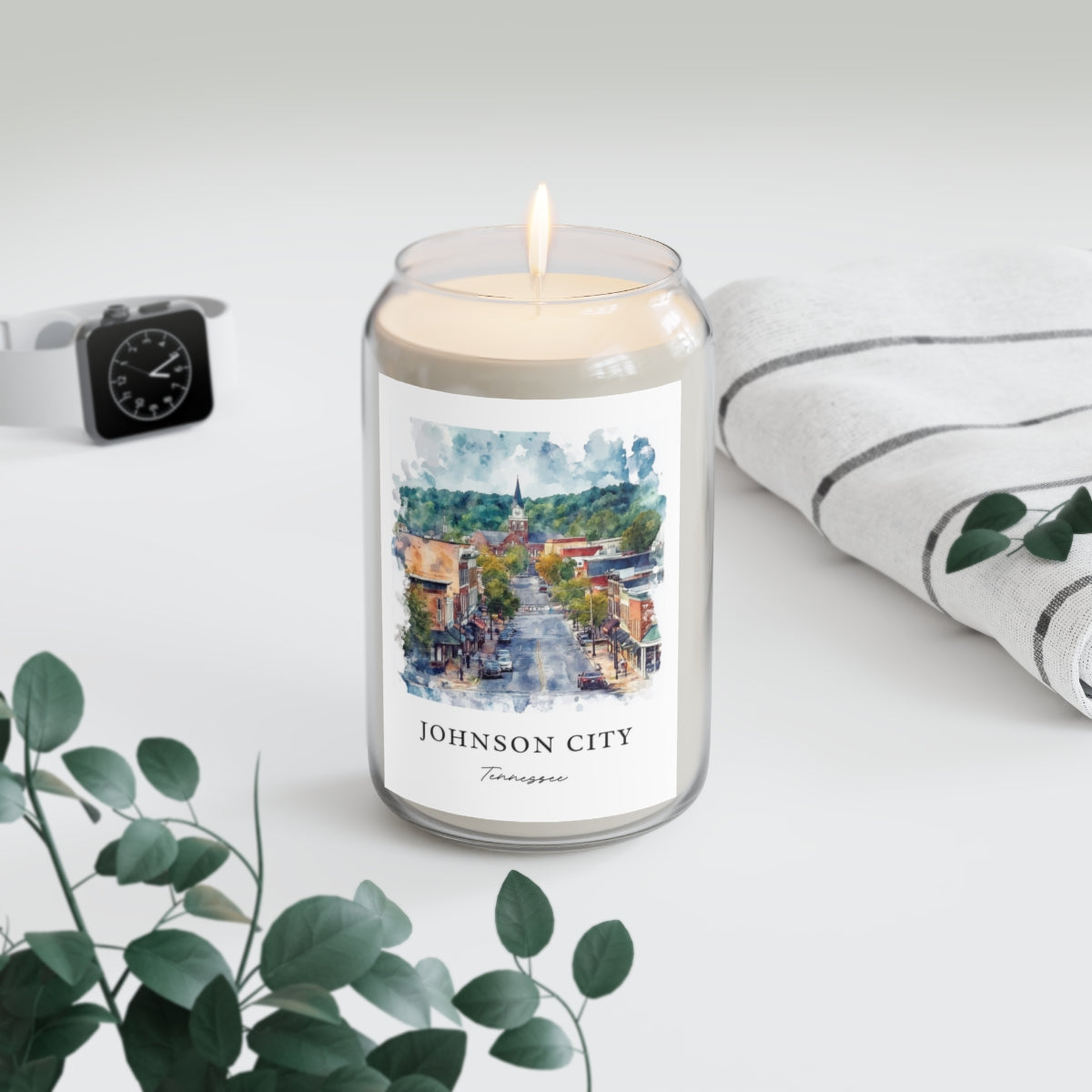 Johnson City, Tennessee scented soy candle