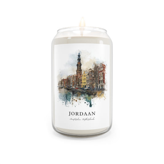 Jordaan, Amsterdam Netherlands scented soy candle