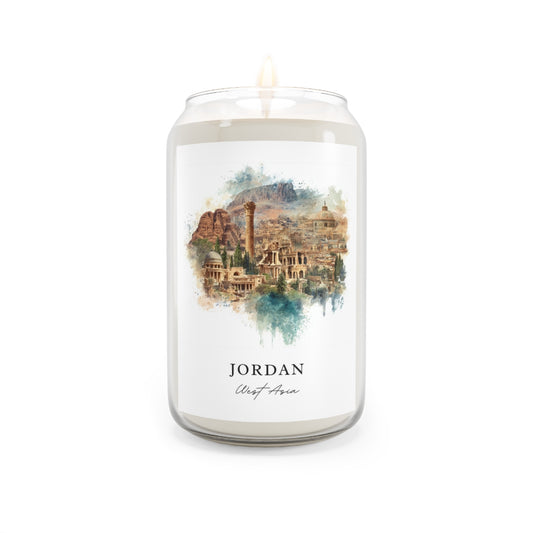 Jordan, West Asia scented soy candle