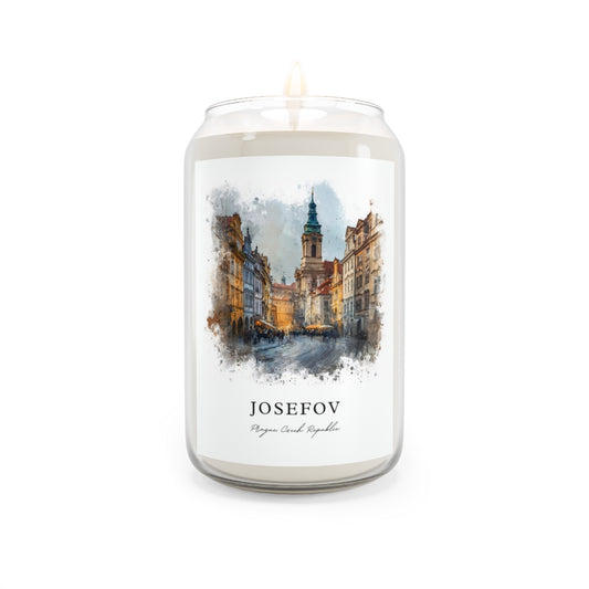 Josefov, Prague, Czech Republic scented soy candle