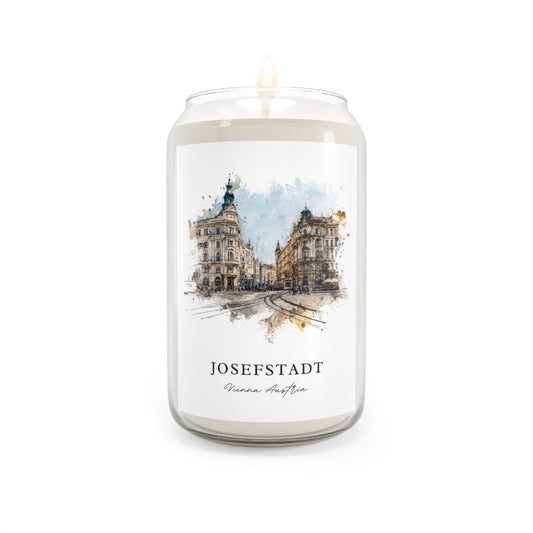Josefstadt, Vienna Austria scented soy candle