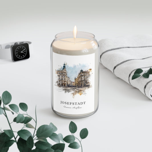 Josefstadt, Vienna Austria scented soy candle
