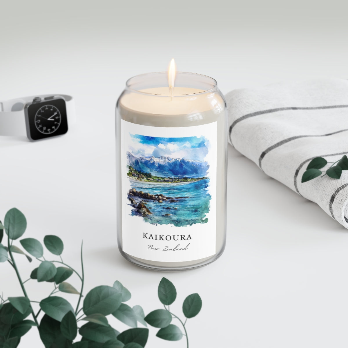 Kaikoura, New Zealand scented soy candle