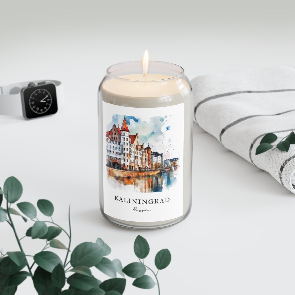 Kaliningrad, Russia scented soy candle