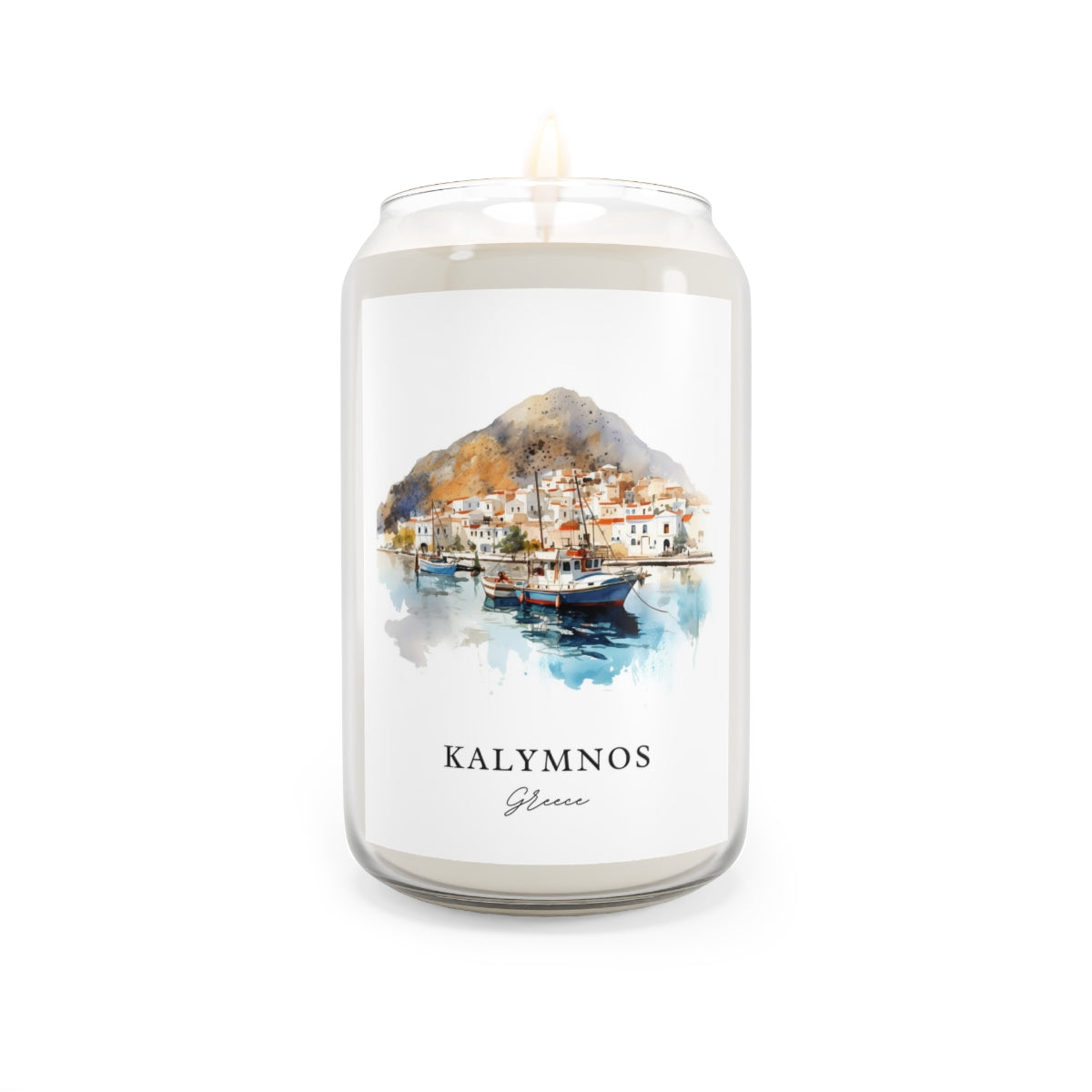 Kalymnos, Greece scented soy candle
