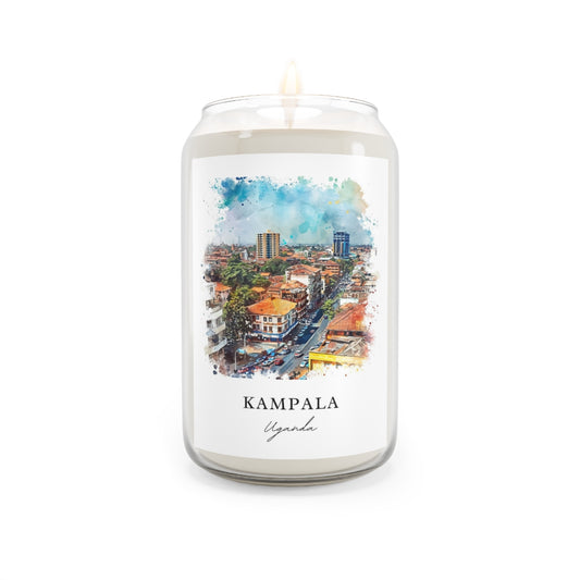 Kampala, Uganda scented soy candle