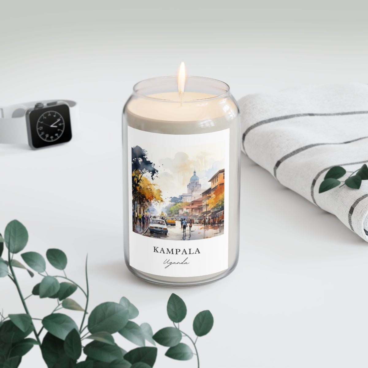 Kampala, Uganda scented soy candle