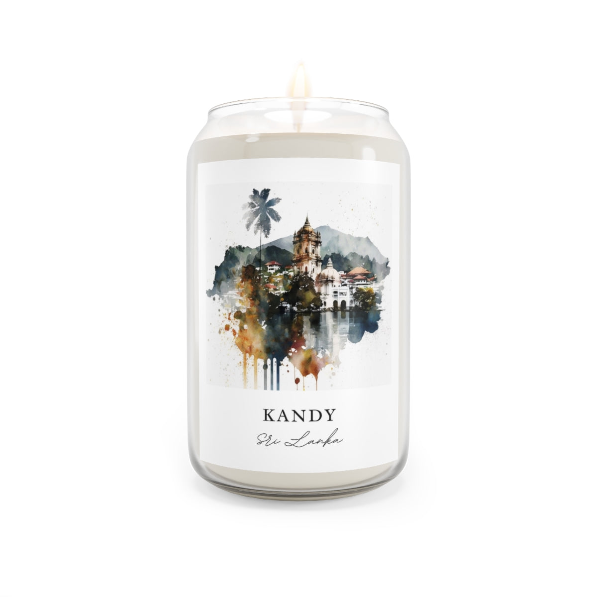 Kandy, Sri Lanka scented soy candle