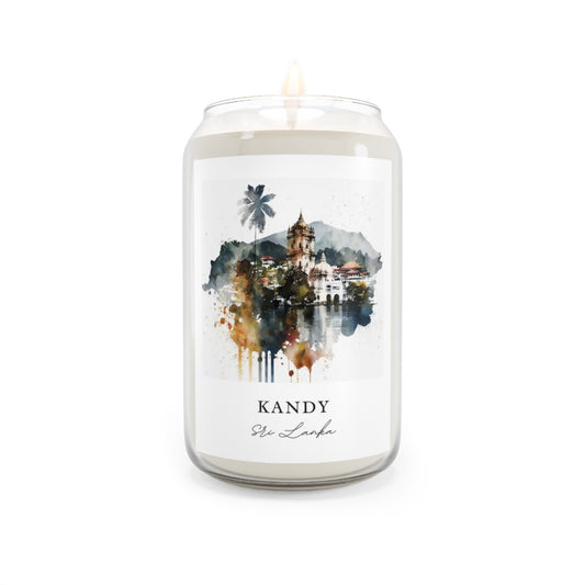 Kandy, Sri Lanka scented soy candle