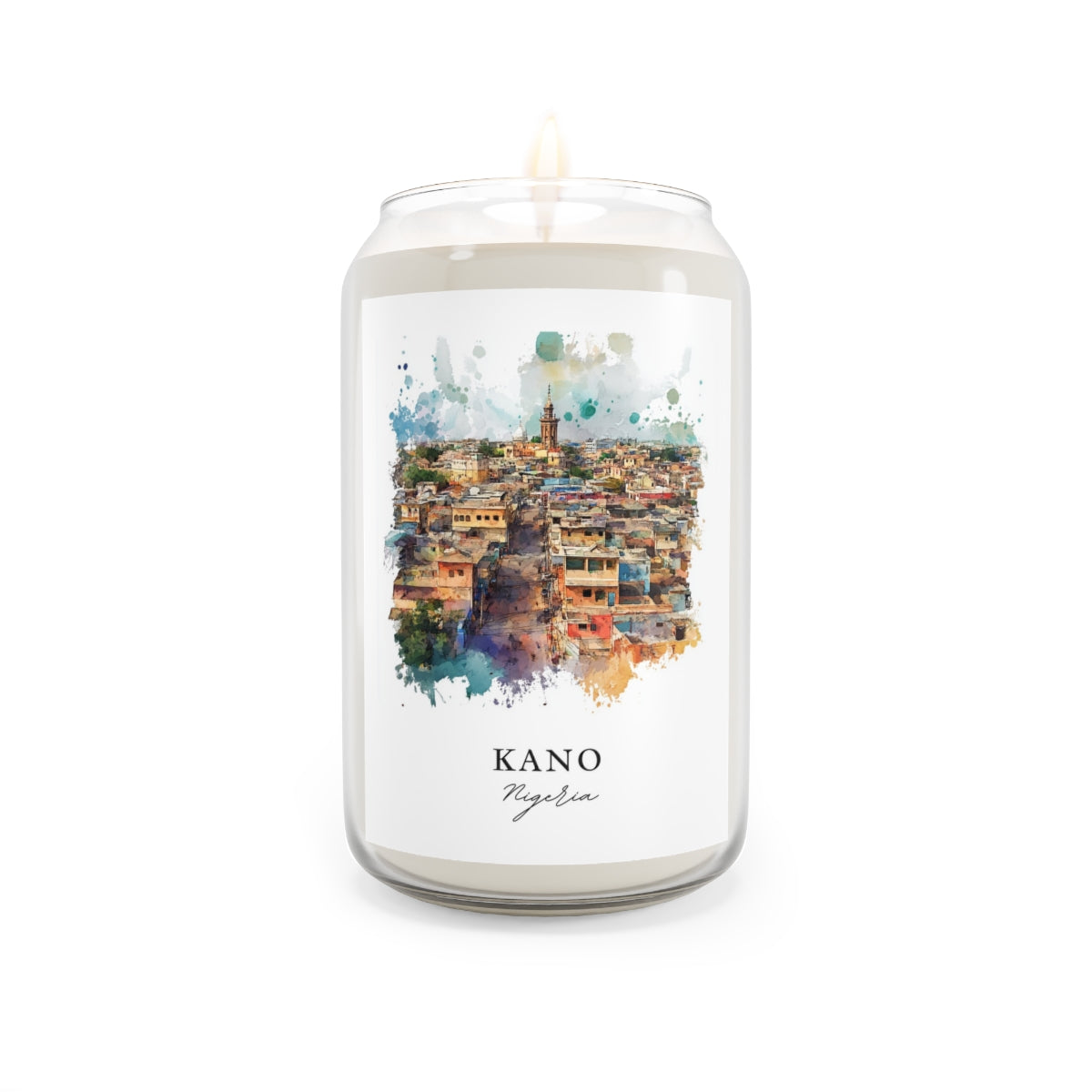 Kano, Nigeria scented soy candle