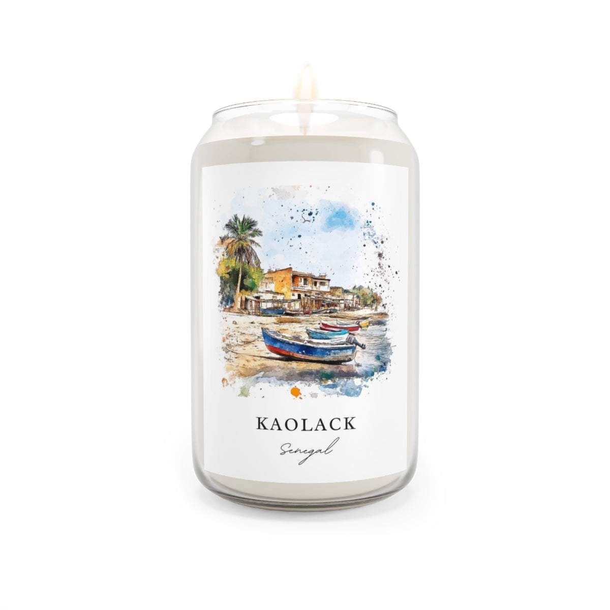 Kaolack, Senegal scented soy candle