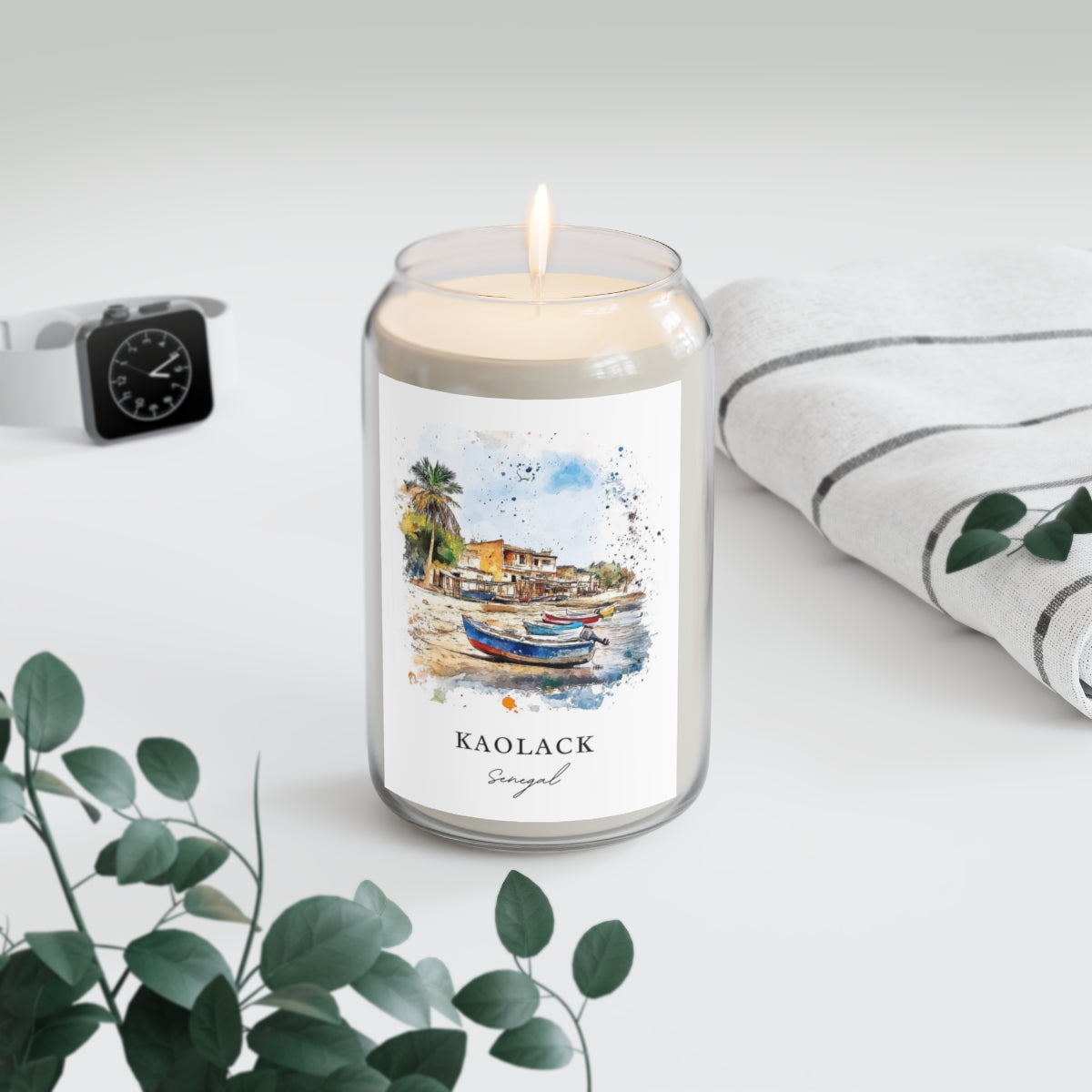 Kaolack, Senegal scented soy candle