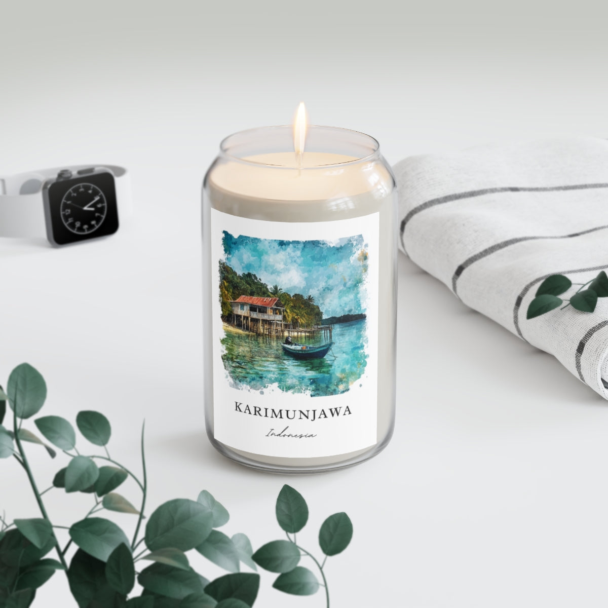 Karimunjawa, Indonesia scented soy candle