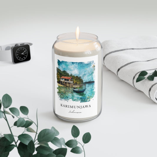 Karimunjawa, Indonesia scented soy candle