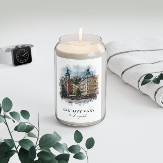 Karlovy Vary, Czech Republic scented soy candle