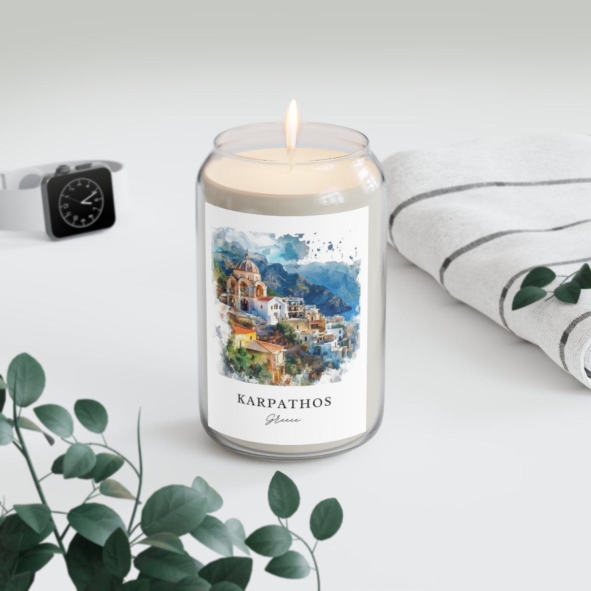 Karpathos, Greece scented soy candle