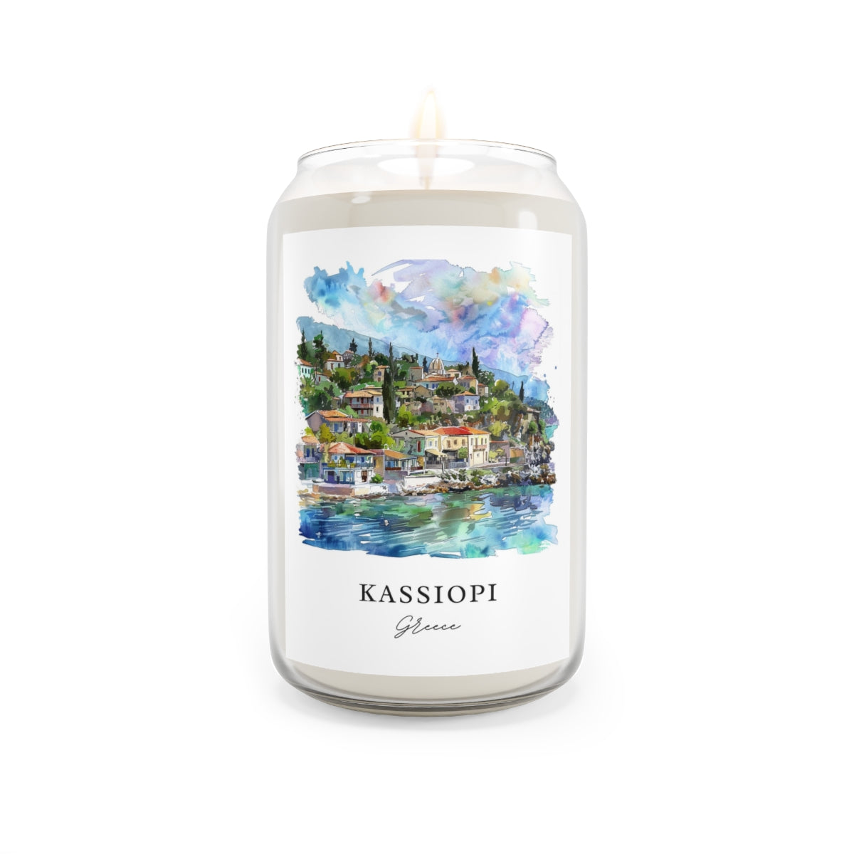 Kassiopi, Greece scented soy candle