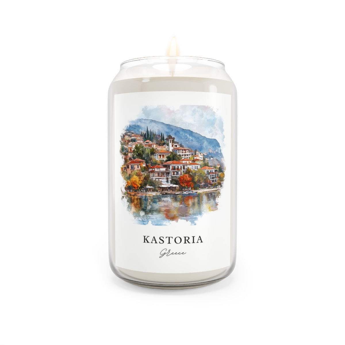 Kastoria, Greece scented soy candle