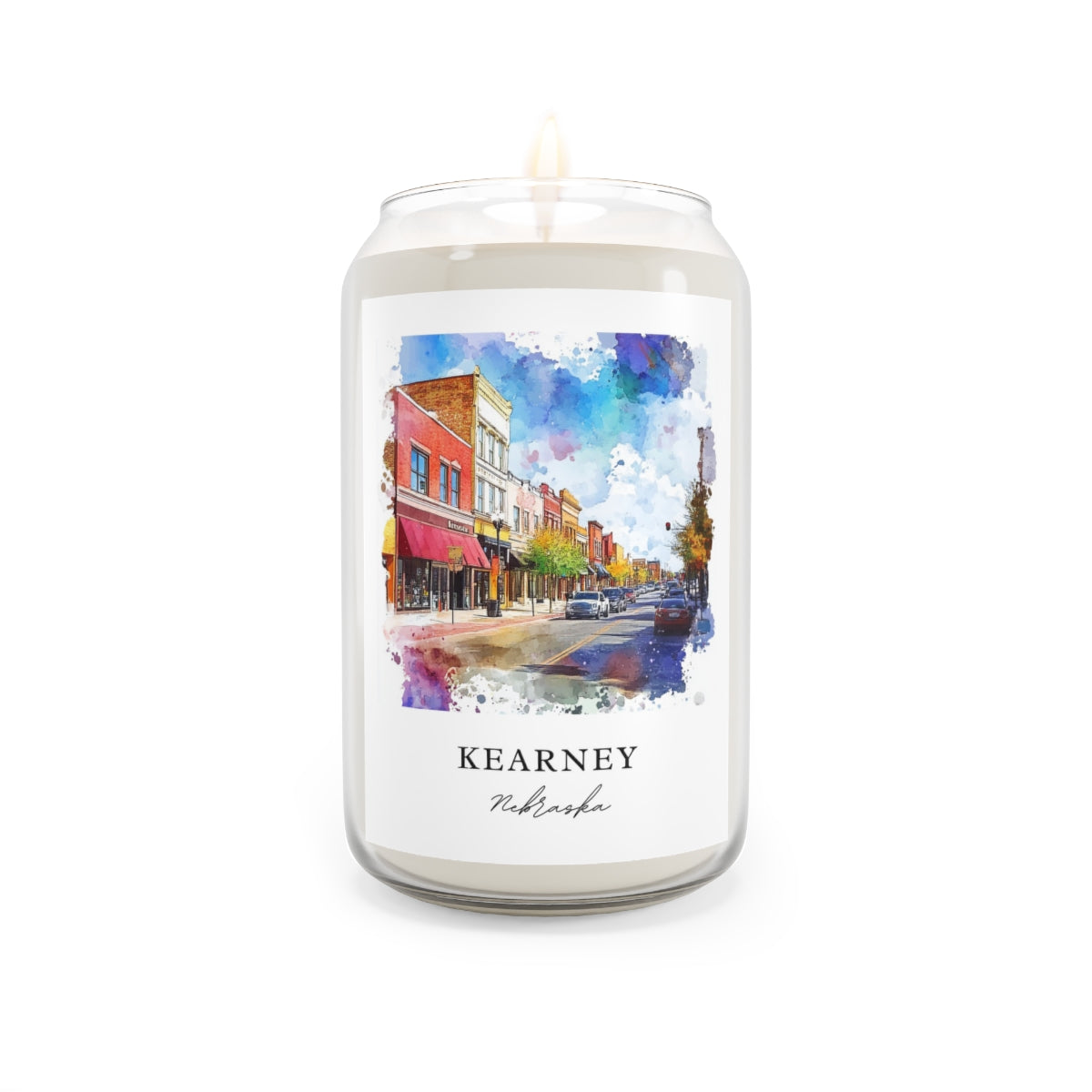 Kearney, Nebraska scented soy candle