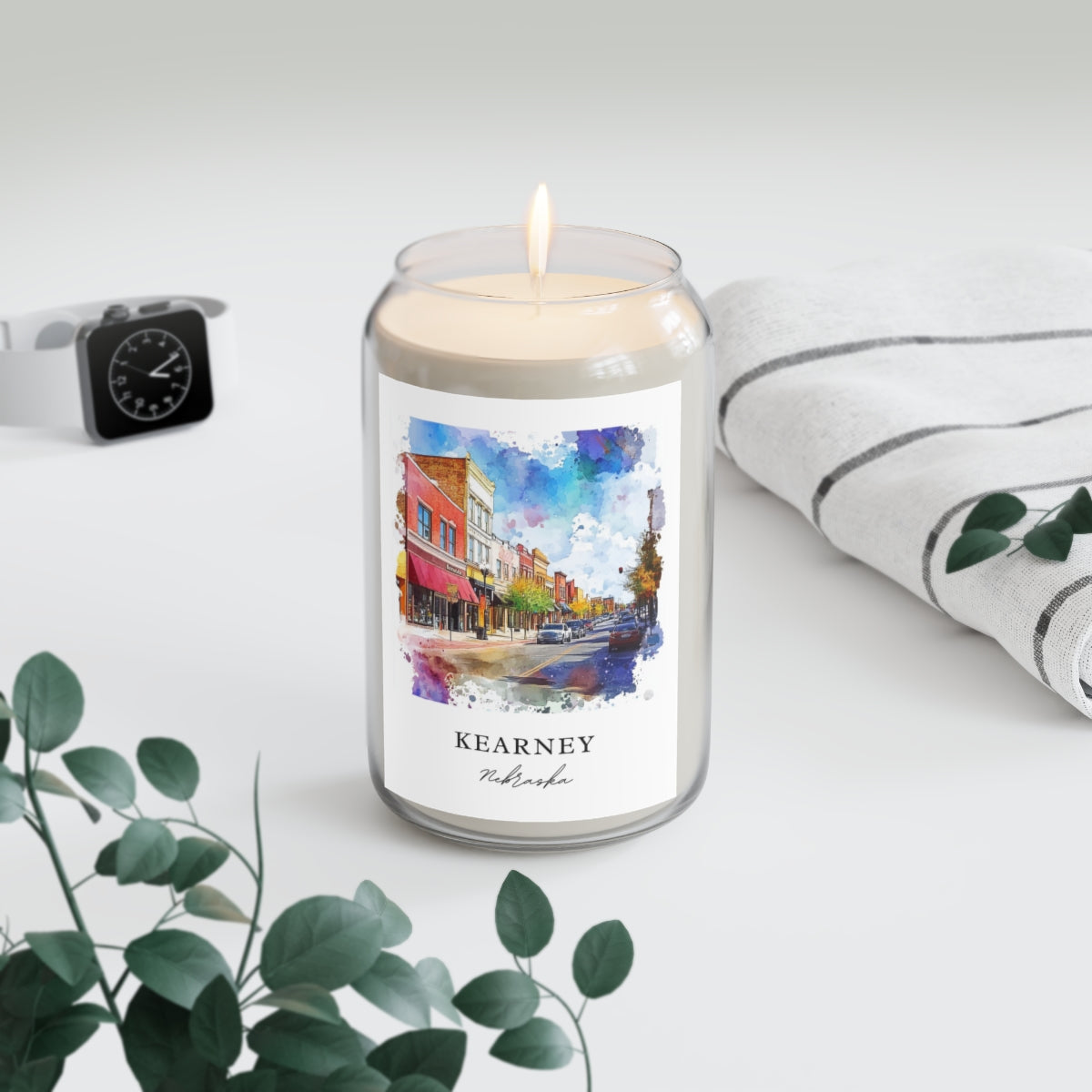 Kearney, Nebraska scented soy candle