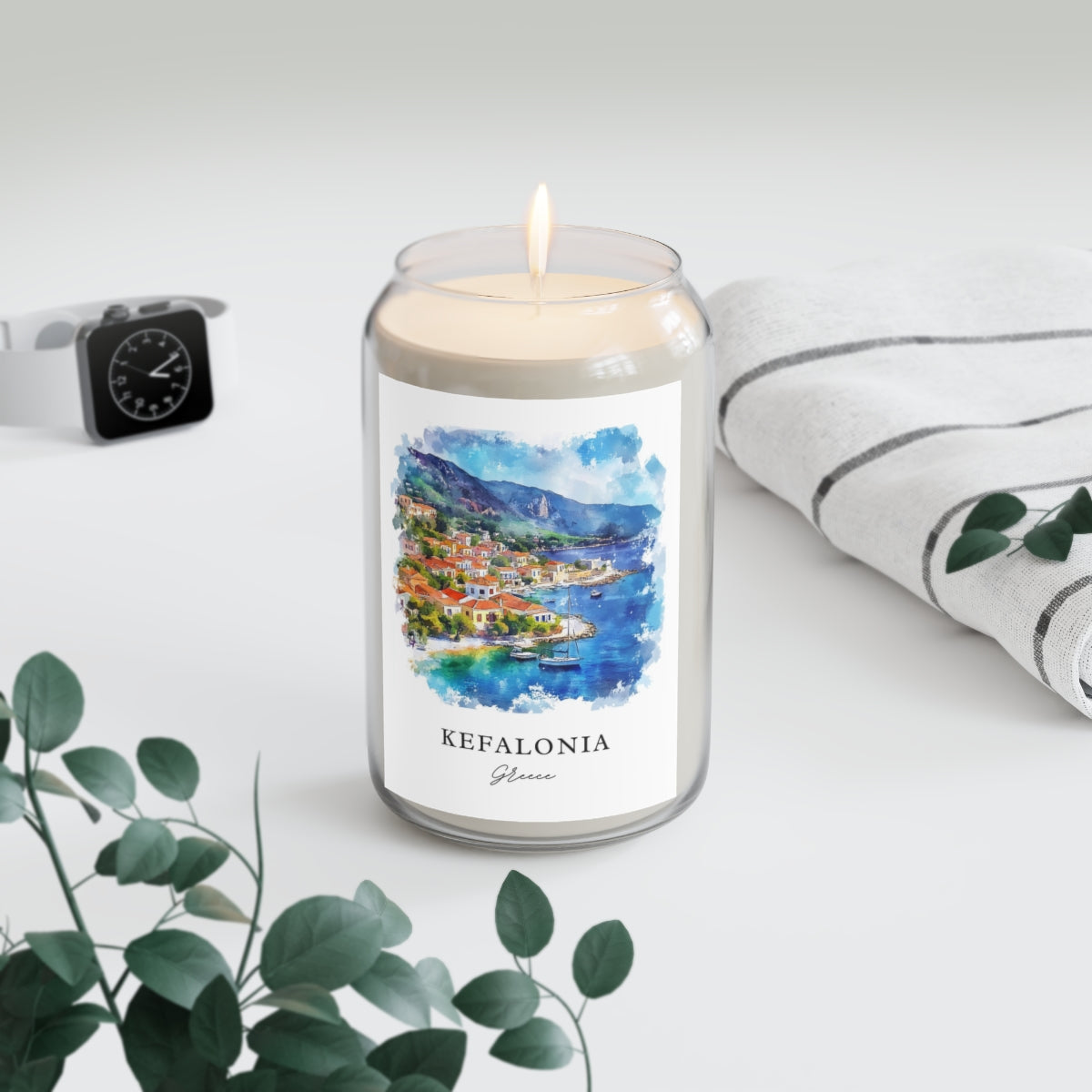 Kefalonia, Greece scented soy candle