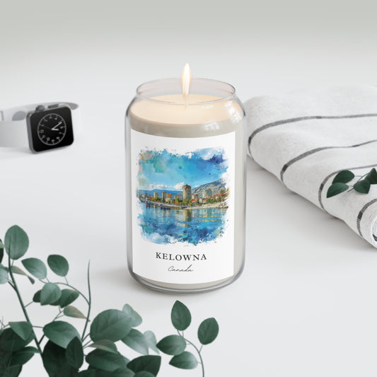 Kelowna, Canada scented soy candle