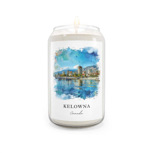 Kelowna, Canada scented soy candle