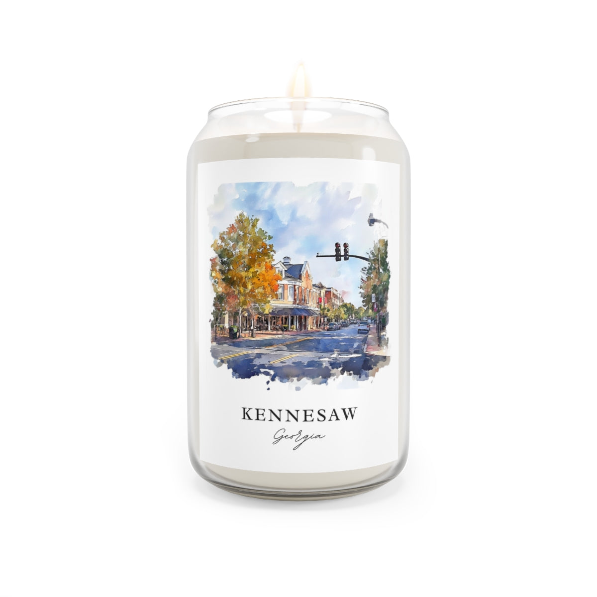 Kennesaw, Georgia scented soy candle