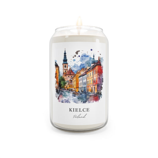 Kielce, Poland scented soy candle