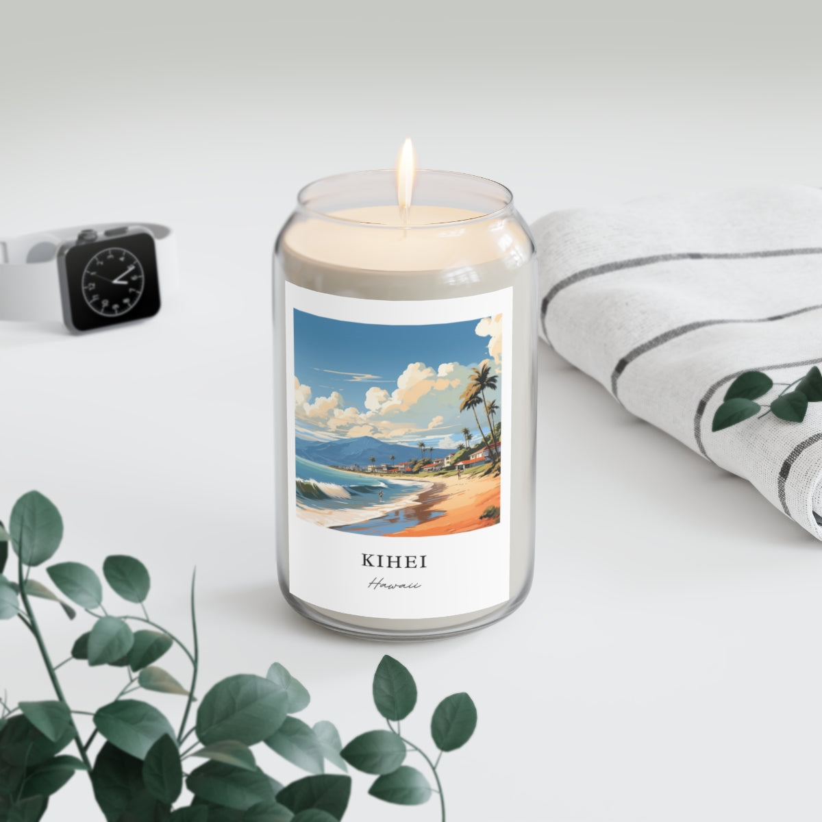 Kihei, Hawaii scented soy candle