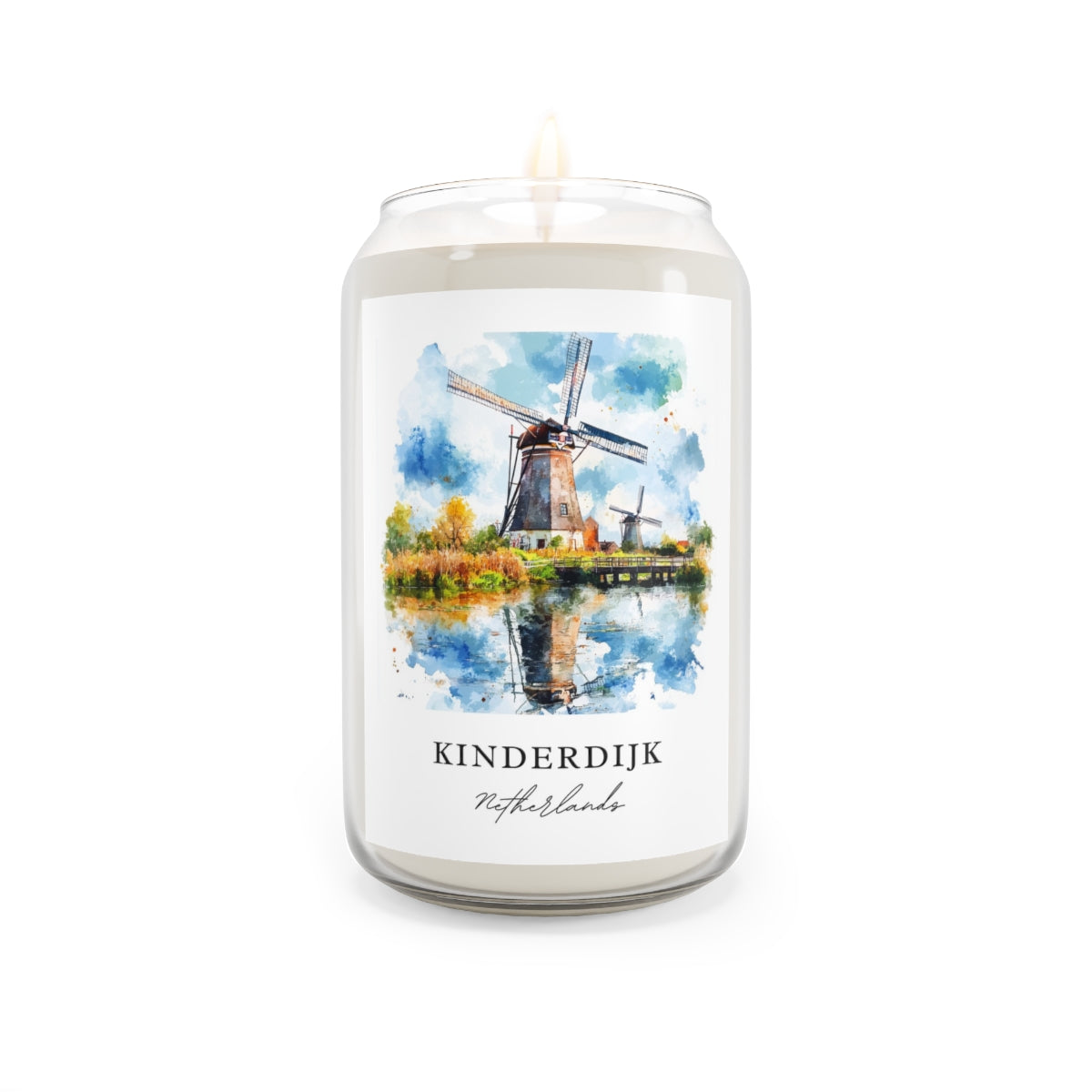 Kinderdijk, Netherlands scented soy candle