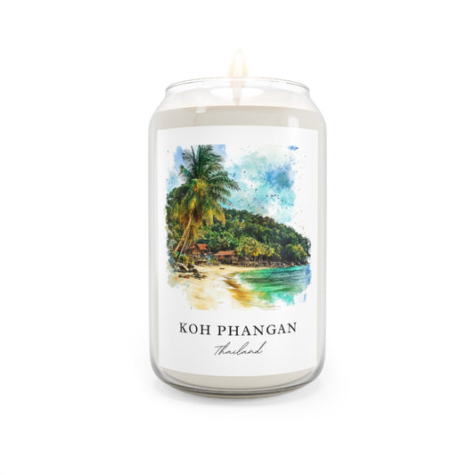 Koh Phangan, Thailand scented soy candle