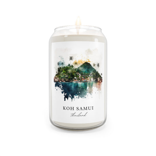 Koh Samui, Thailand scented soy candle